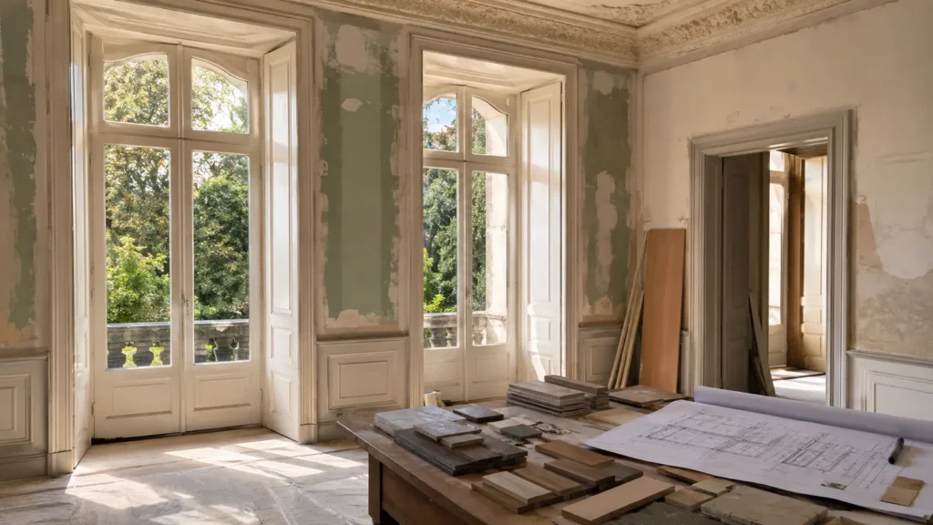 Remodelação de apartamento em Lisboa com renovação de interiores